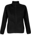 03824 Sol's Ladies Factor Recycled Micro Fleece Jacket Black colour image